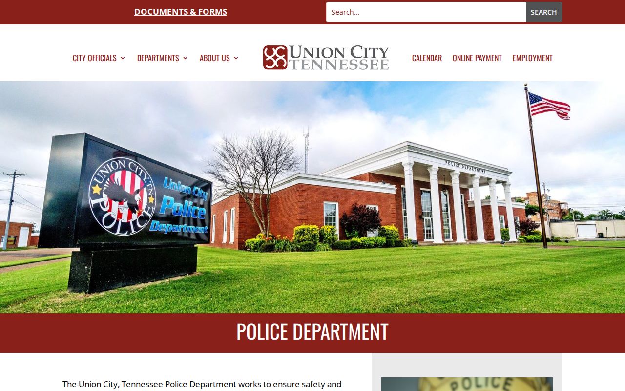 Union City Police Department contact for recent arrests